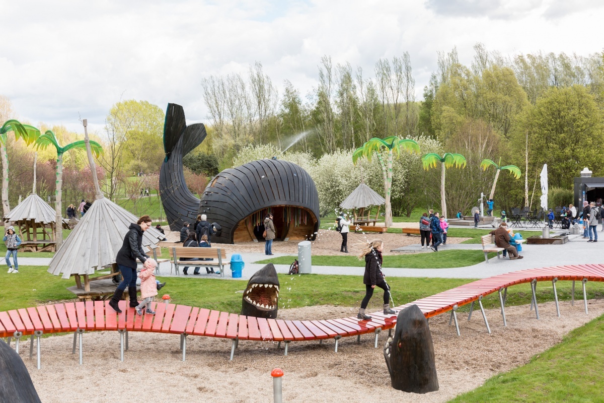 Exotische Reisen Spielplätze auf der IGA Berlin • PlaygroundLandscape