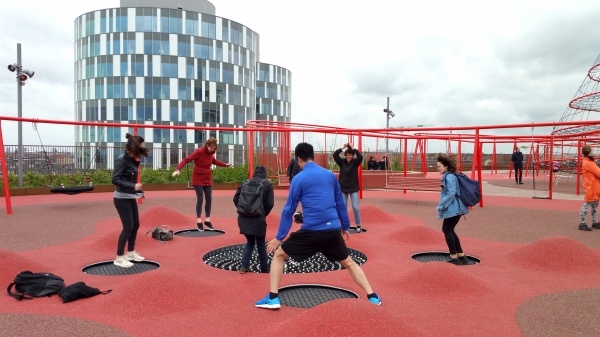 Can a Playground Promote Fitness for Children and Adults?