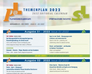 Editorial Calendar 2022 Playground@Landscape / S&L