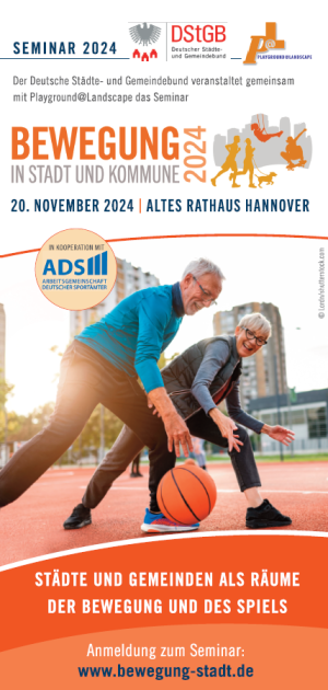 Flyer Bewegung in Stadt und Kommune 2024